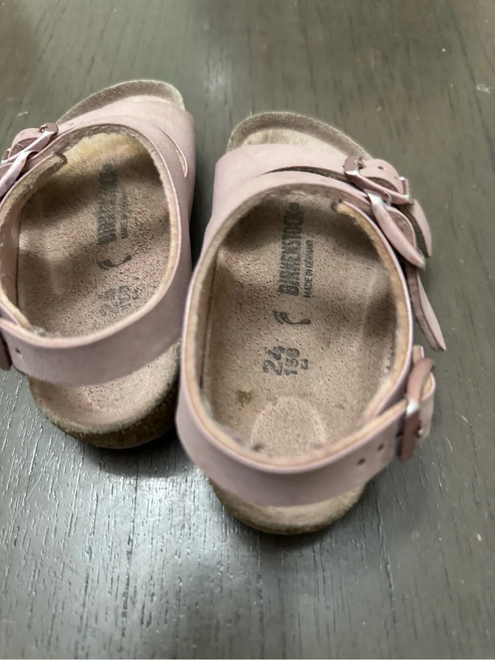 Birkenstock Milano Pink Slingback Sandals Size 24 Eu 6us
